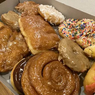 dough desserts, food, donuts