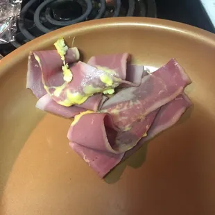 This is the bacon you get when you order a bacon egg and cheese. Uncooked turkey bacon? I'm not even sure what this is