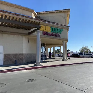 the front of the store