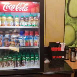 Beverages and condiment bar