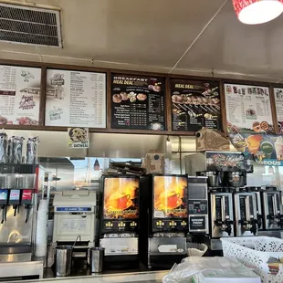 Menu + Interior