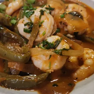 Amazing shrimp and grits!