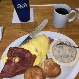 Two Biscuits & Gravy