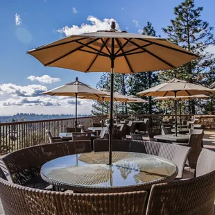 Dining from the Patio.