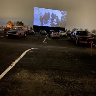 Date night at the drive in Xmas  movies