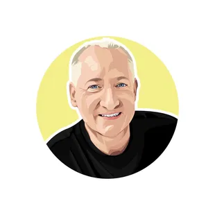 a portrait of a man