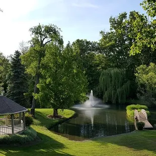 The gardens create a beautiful setting for your very special event.