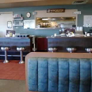 Old school truck stop diner located at the Edgerton 24 Hour Oasis