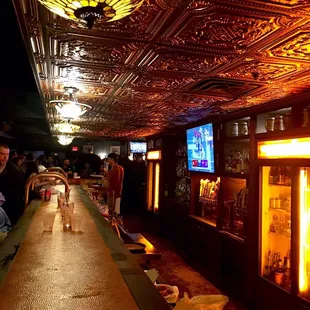 The bar.
