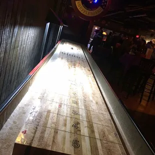 Shuffle board.