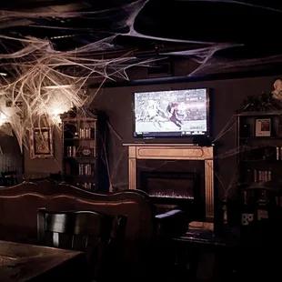 All decorated for Halloween