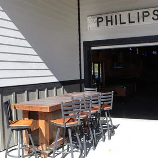 the entrance to phillips's