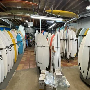 Surfboard room