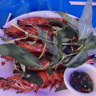 Grilled shrimp