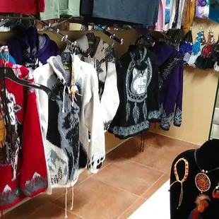 Jackets and t-shirts