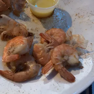 Steamed shrimp