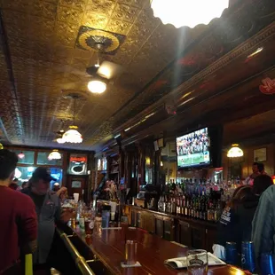At the bar