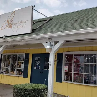 the front of the store