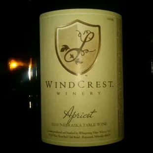 Apricot wine