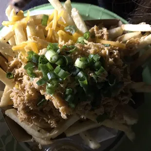 Loaded arepa fries!