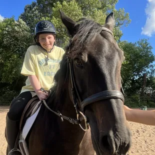 My daughter with Boomer