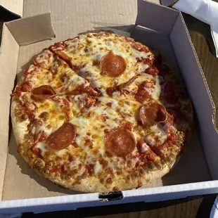 Cheap premade pizza from Red Barron