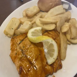 Glazed salmon. So good!