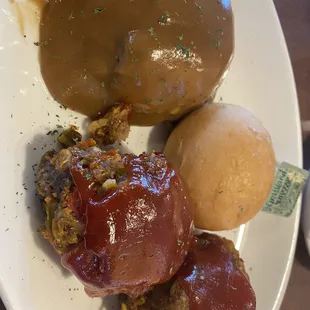 Meatloaf. It was delicious.