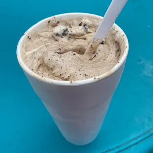 Fudge brownie snowstorm