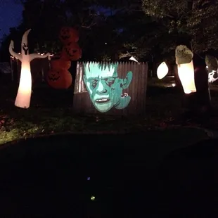 Haunted mini golf!!!