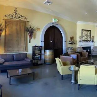 Inside tasting room