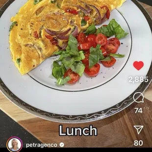 Yummy omelettes