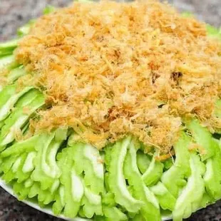 Bitter melon and shredded pork