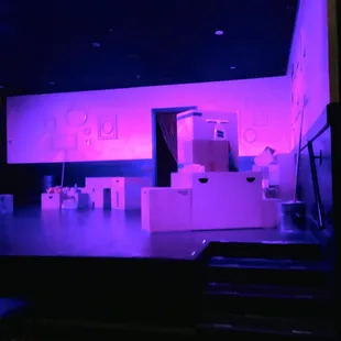 The set for "Divorce Party: Las Vegas" at Windows at Bally's.