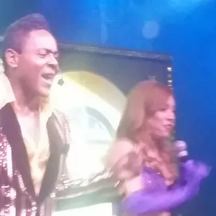 Grady Harell as Jackie Wilson and as Sam Cook.