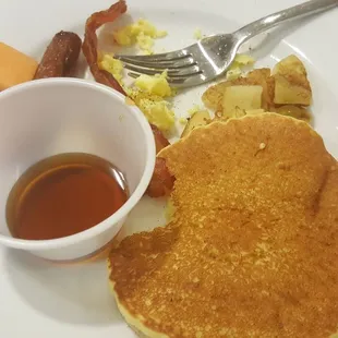 pancakes, food
