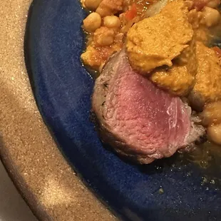 Lamb chops, tapas plate