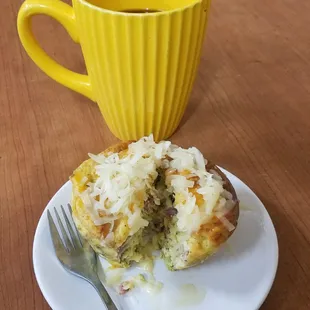 The ham and Swiss muffins are a tasty departure from mist other muffins.