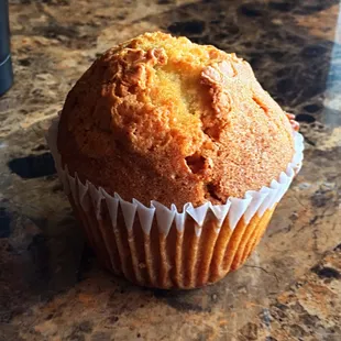 My butterscotch muffin got my morning off to a rocking good start