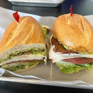 Frilly Toothpicks Sandwich