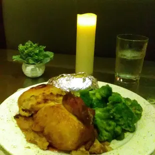 Roast Chicken with Broccoli