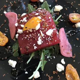 Compressed Watermelon Salad