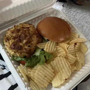 Jumbo Lump Crab Cake Sandwich