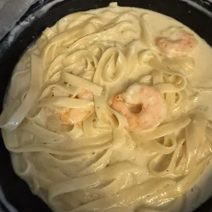 Shrimp alfredo