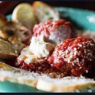 Meatball appetizer.