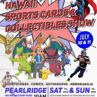 Pearlridge sports card &amp; collectible show