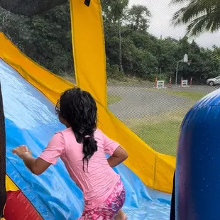 The slide part was there favorite.