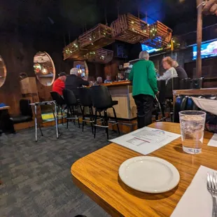 Bar area dining