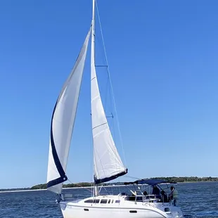 Sailing the Cumberland sound.