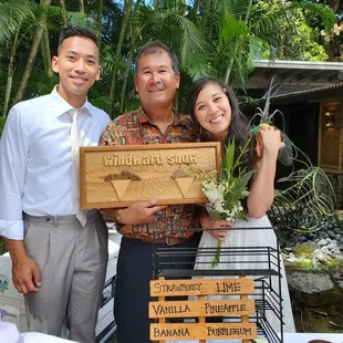 Congratulations to Joie and Nakita on your wedding day @ Haleiwa Joe's Kaneohe, Hi 96744